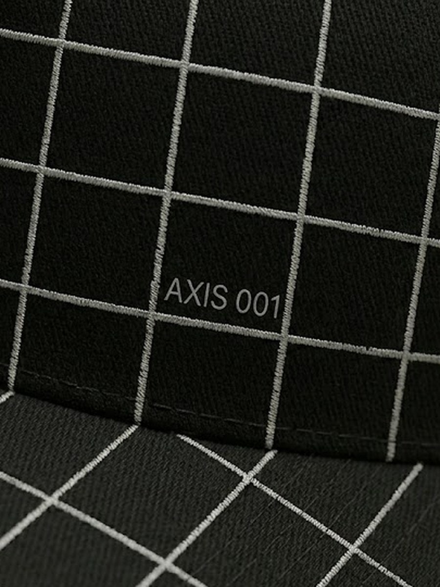 Cap Design A — Black — detail